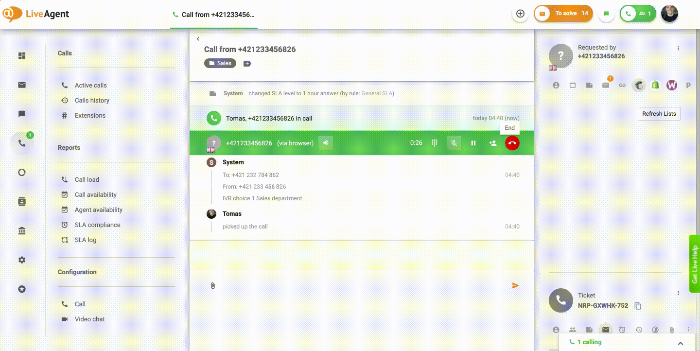 Gränssnitt för callback-begäran