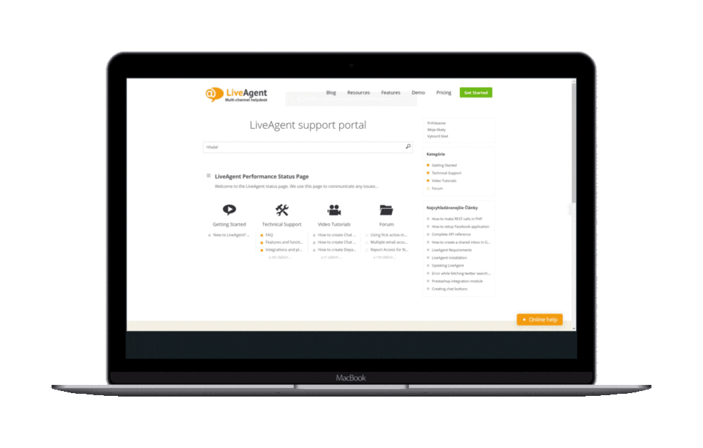 Kunskapsbasdesigner i LiveAgent