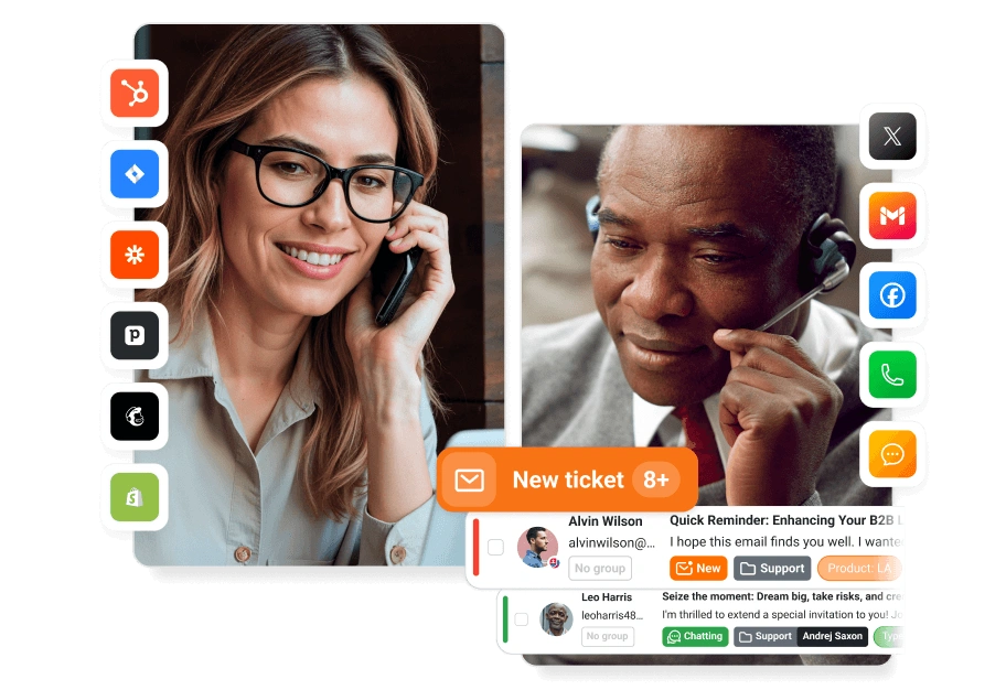 Helpdesk-programvara med AI-agenter