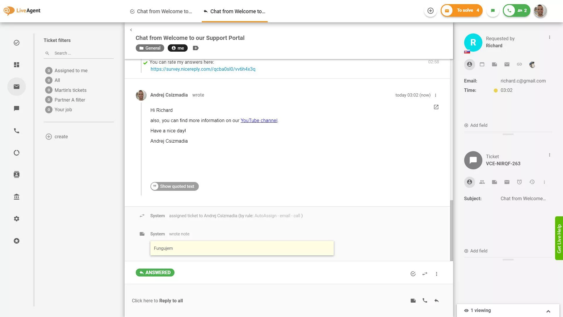 E-post är ett väsentligt verktyg för försäljning och support