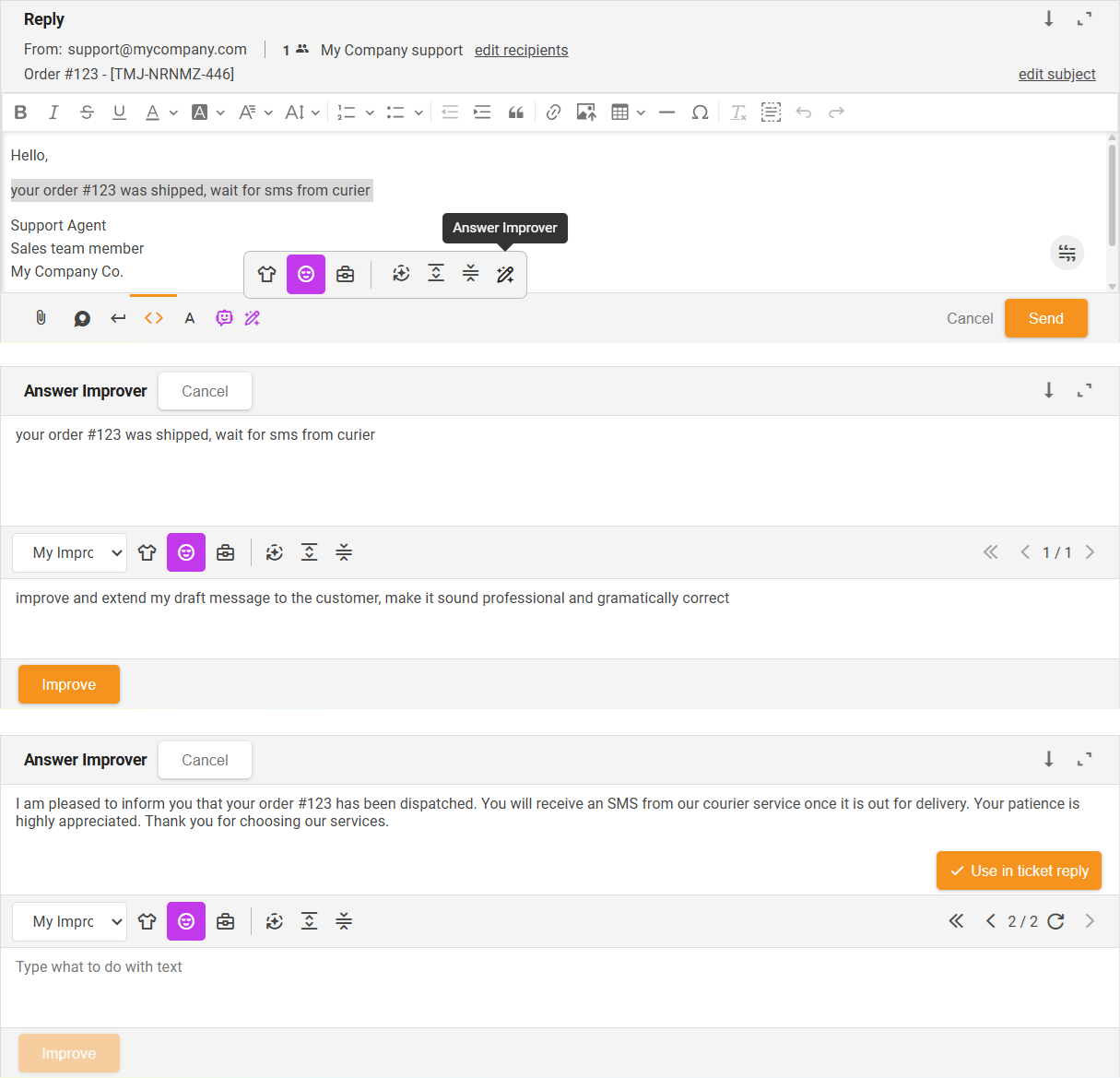LiveAgent AI-chatbot