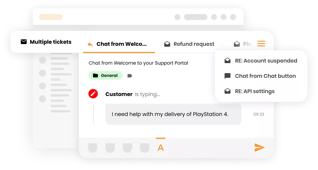 LiveAgent helpdesk-programvara med flera ärenden