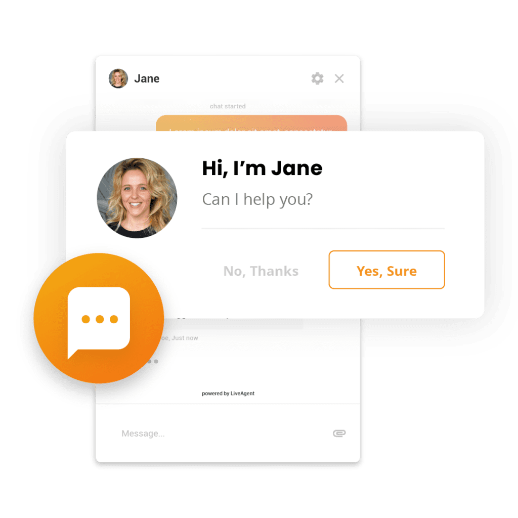 Proactive chat invitations