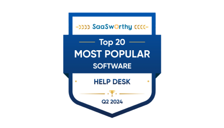 Most Popular Software in Help Desk for Q2 2024