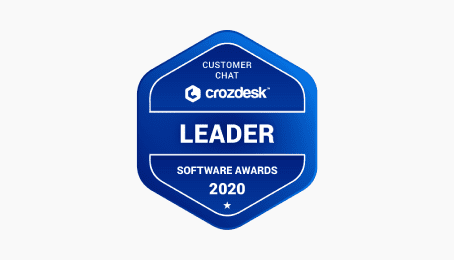 Leader in TOP 20 Customer Chat Awards 2020