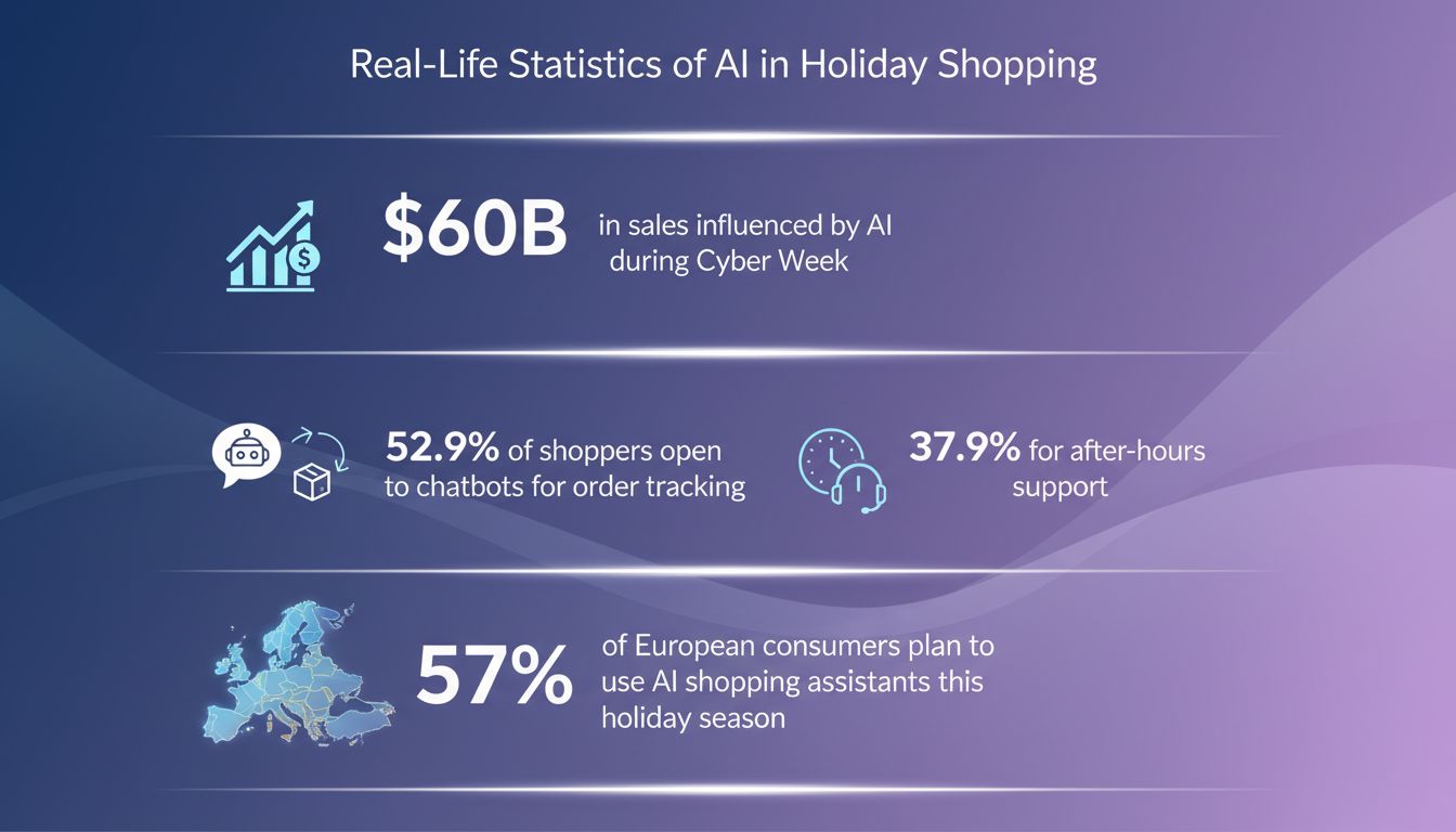 AI shopping statistik infografik