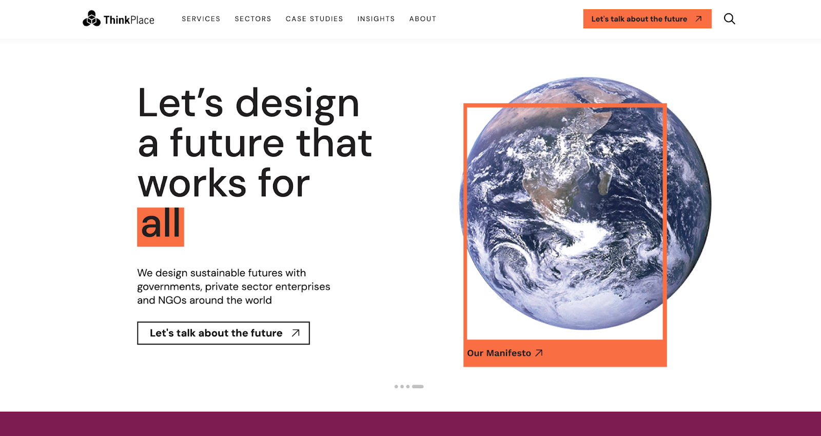 En skärmdump av IBMs ThinkPlace-plattform