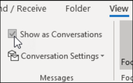 Conversation view settings