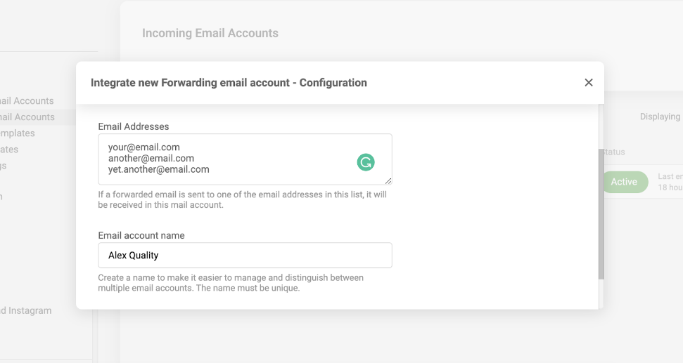 Carefully picking out the recipient of the message