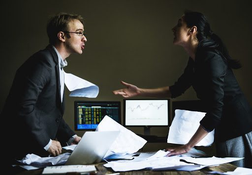 Diagram över konflikthanteringsstilar