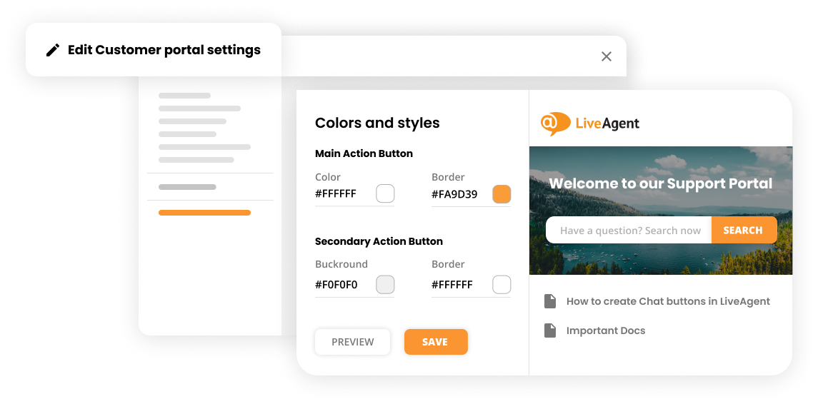 Anpassning av kunskapsbas i kundportalprogramvara - LiveAgent