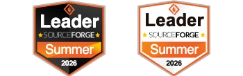 LiveAgent Sommar 2026 Ledarpris-märke från SourceForge
