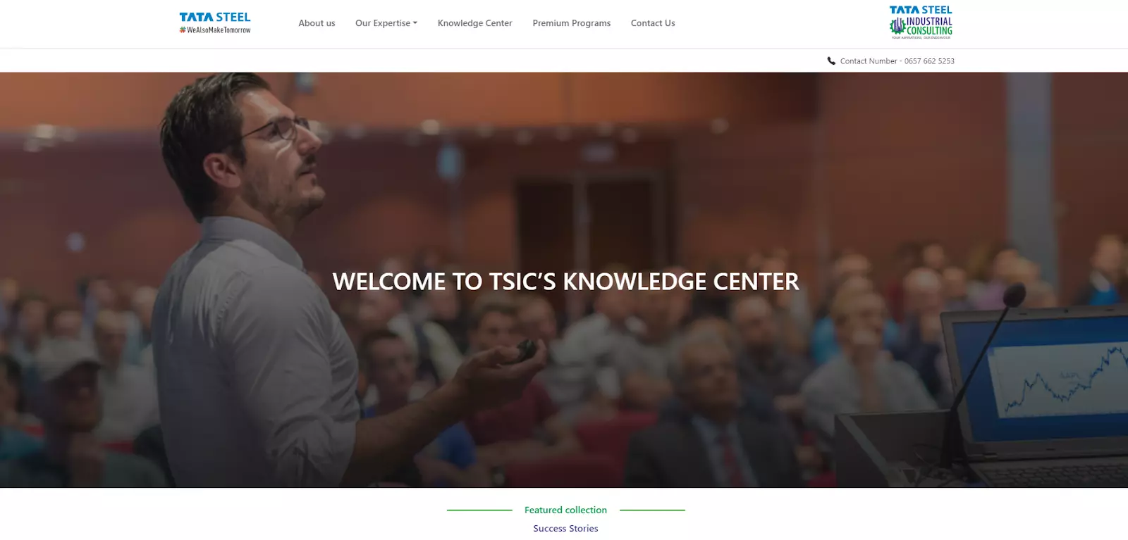 Tata Steel kunskapscentersida