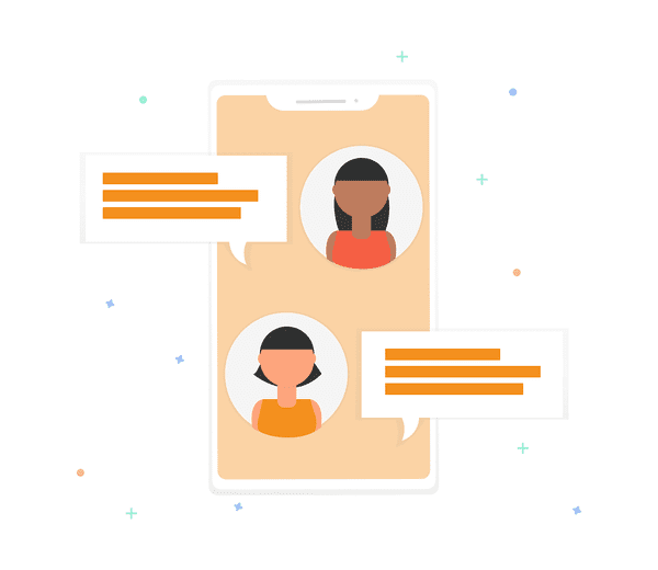 Kundtjänstprogramvara illustration