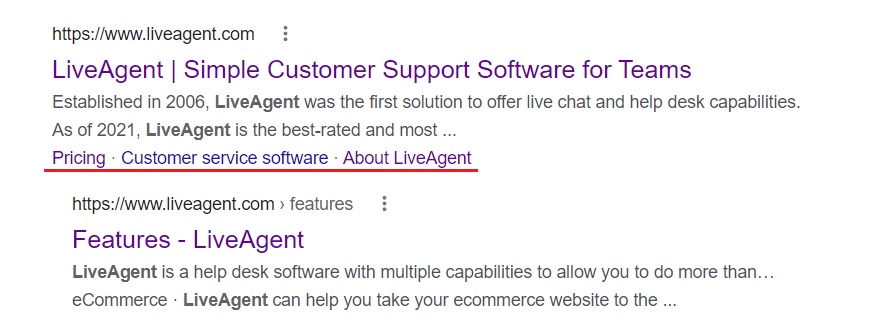 Exempel på ankarlänkar