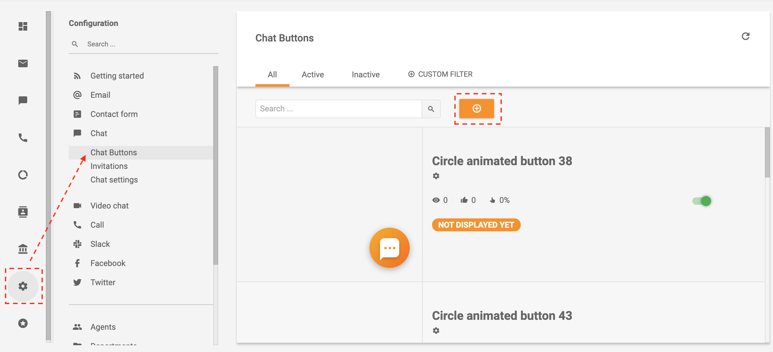 LiveAgent - Skapa en chattknapp