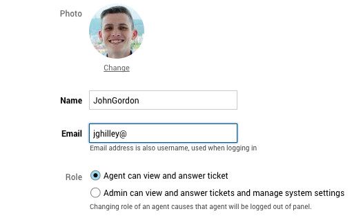 Agentroll i LiveAgent