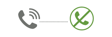 Ikoner för samtalsblockering