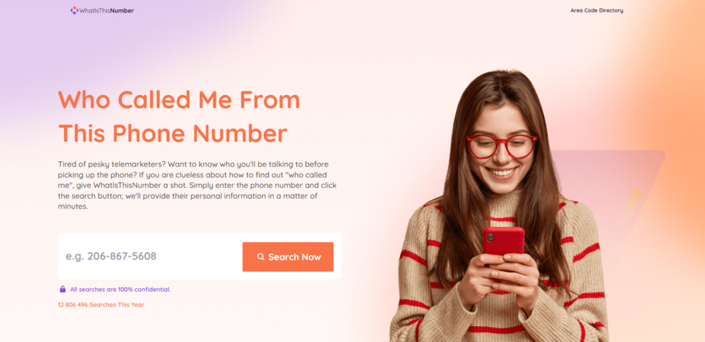 WhatIsThisNumber startsida