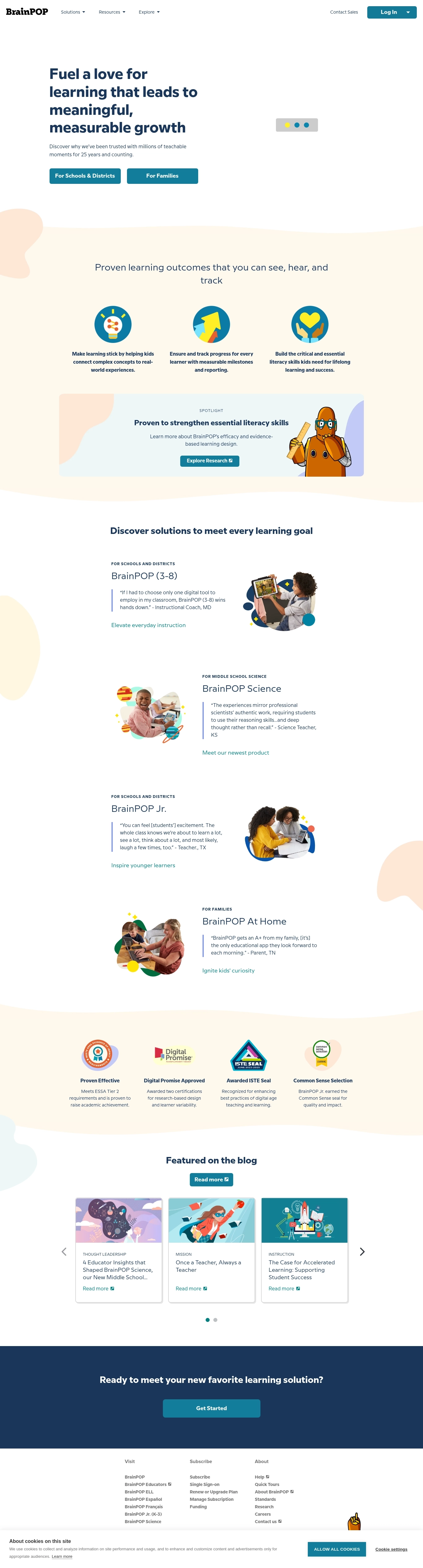 BrainPOP Helpdesk Kontakter