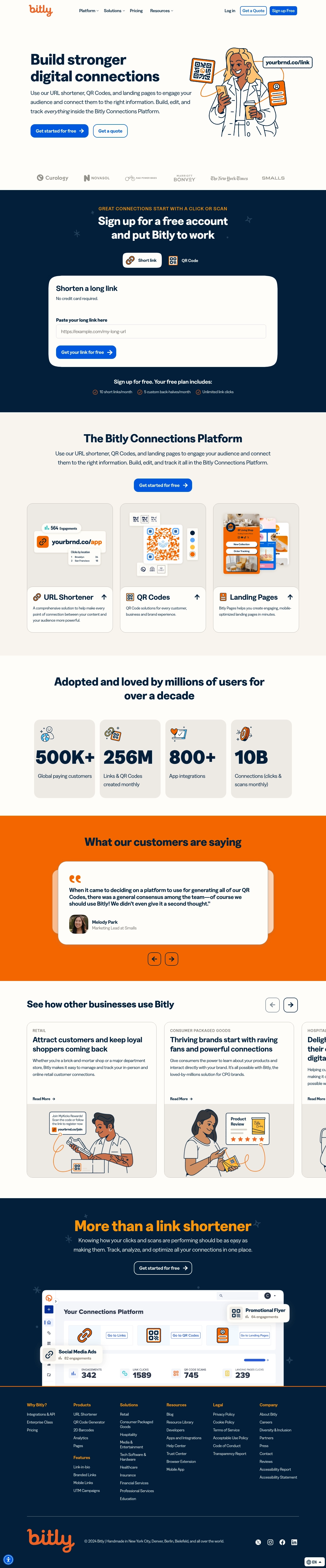 Bitly Helpdesk Kontakter