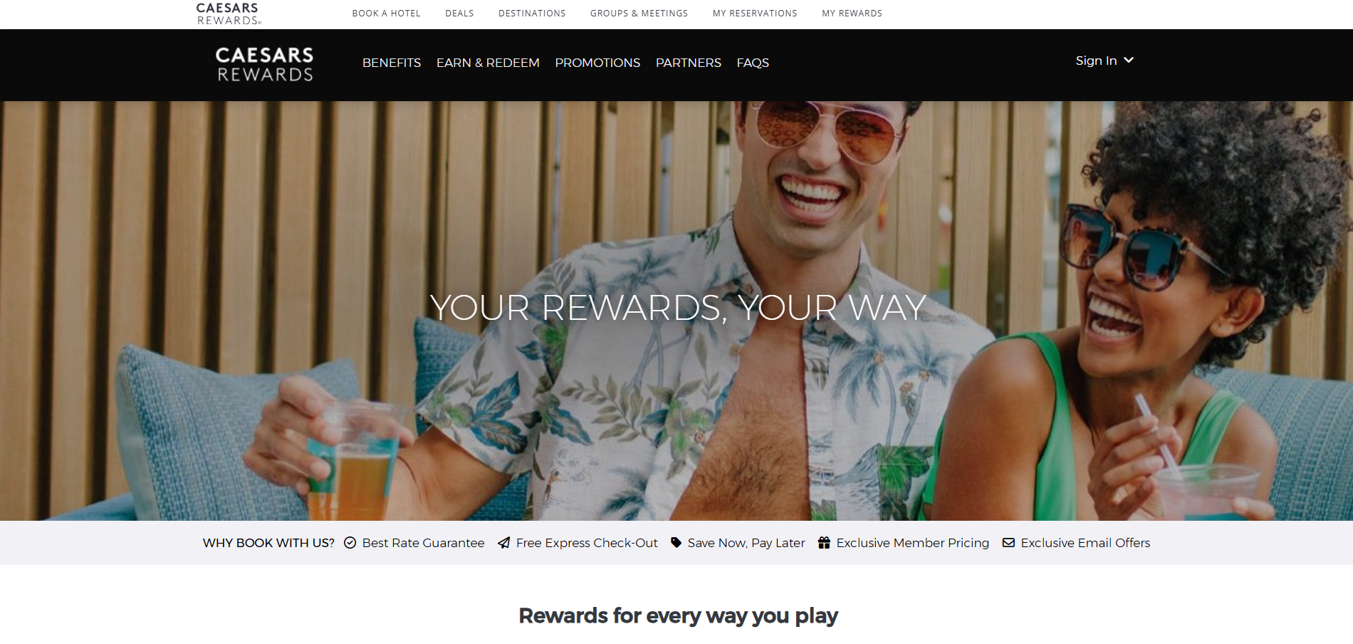 Caesars Rewards Helpdesk Kontakter