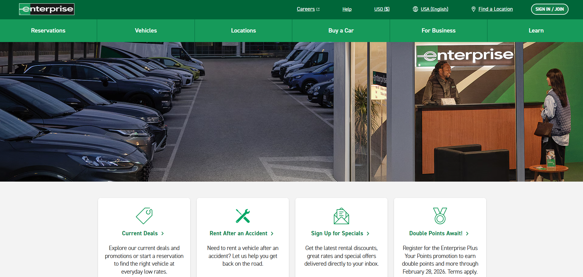 Enterprise Help Desk-kontakter