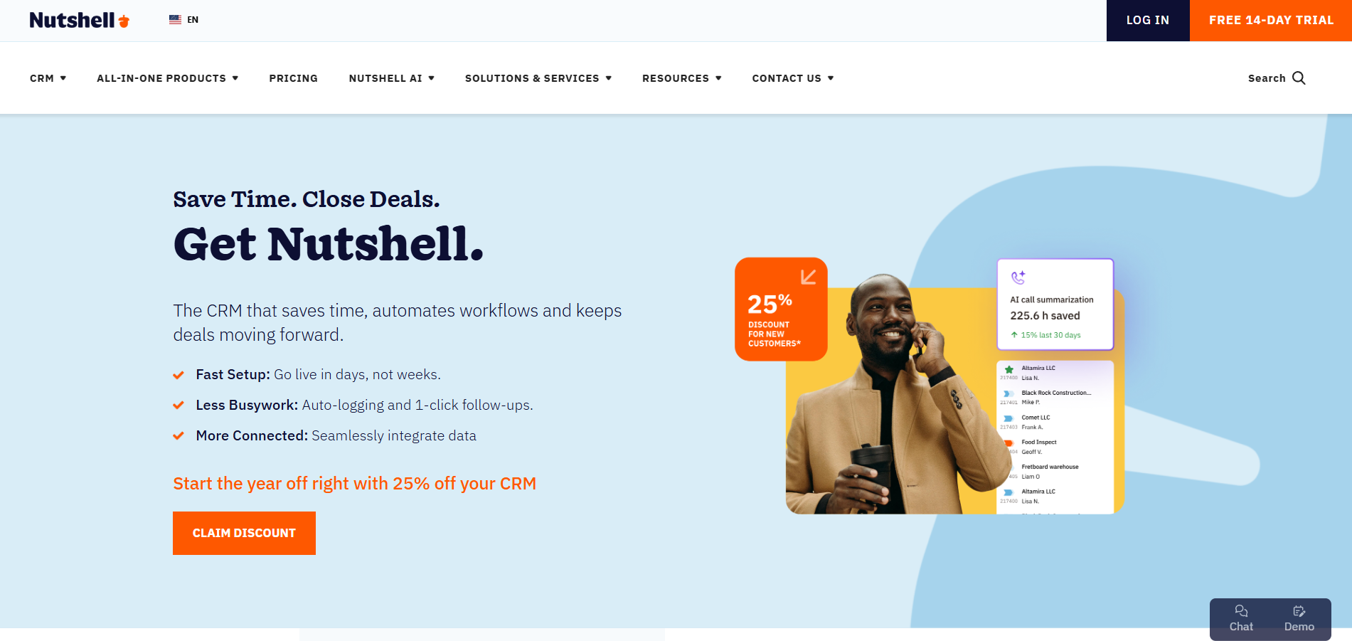 Nutshell Help Desk Kontakter