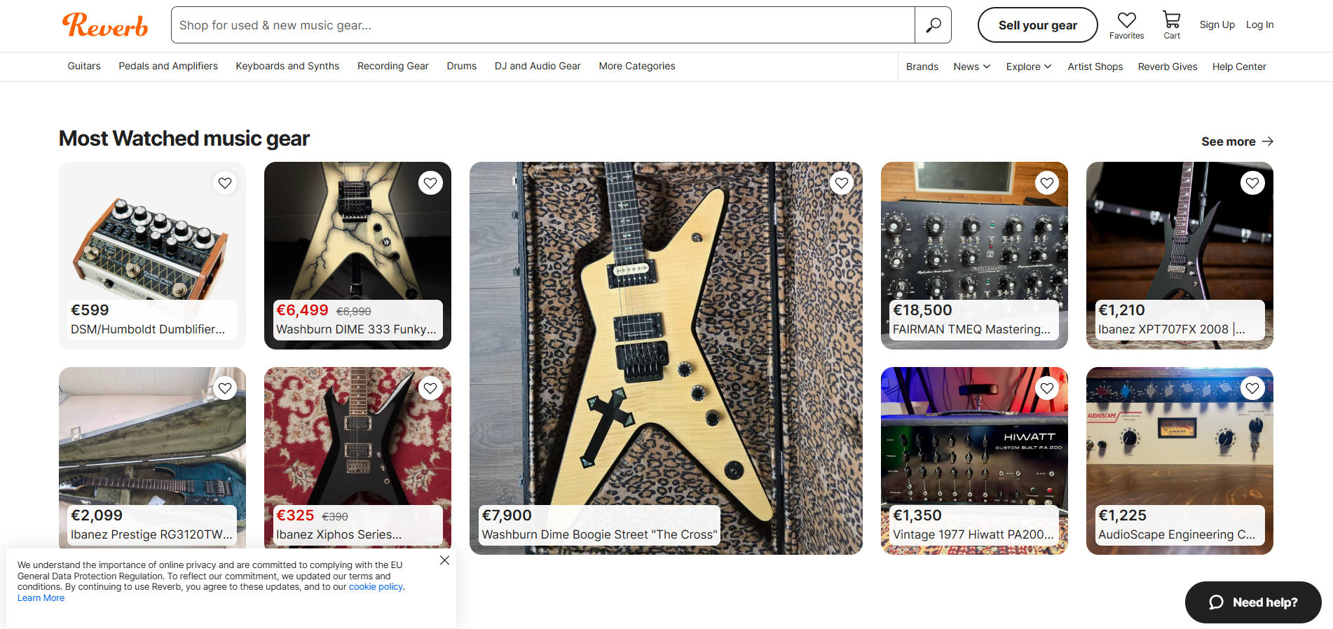 Reverb Helpdesk Kontakter