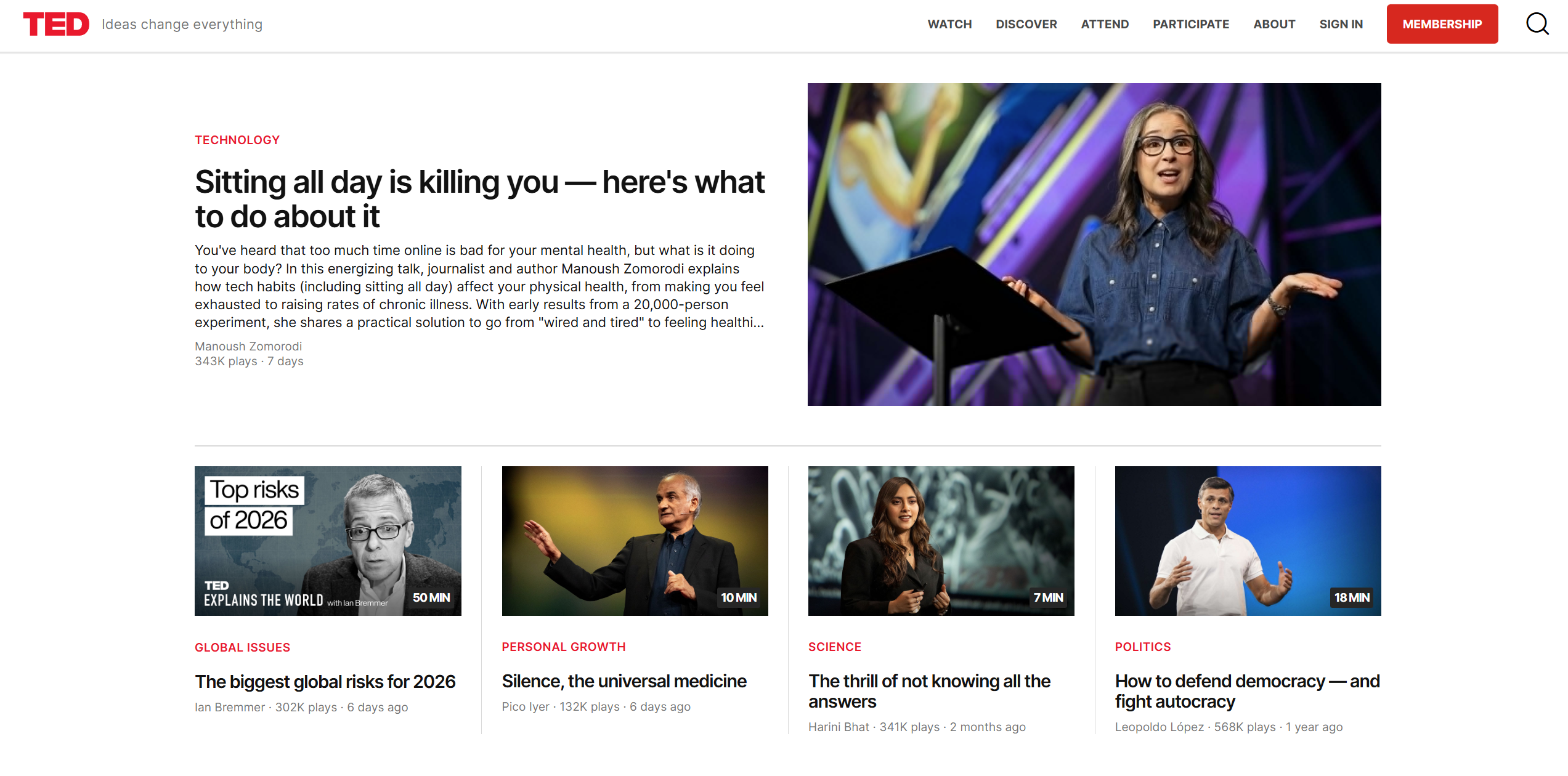 TED Helpdesk-kontakter