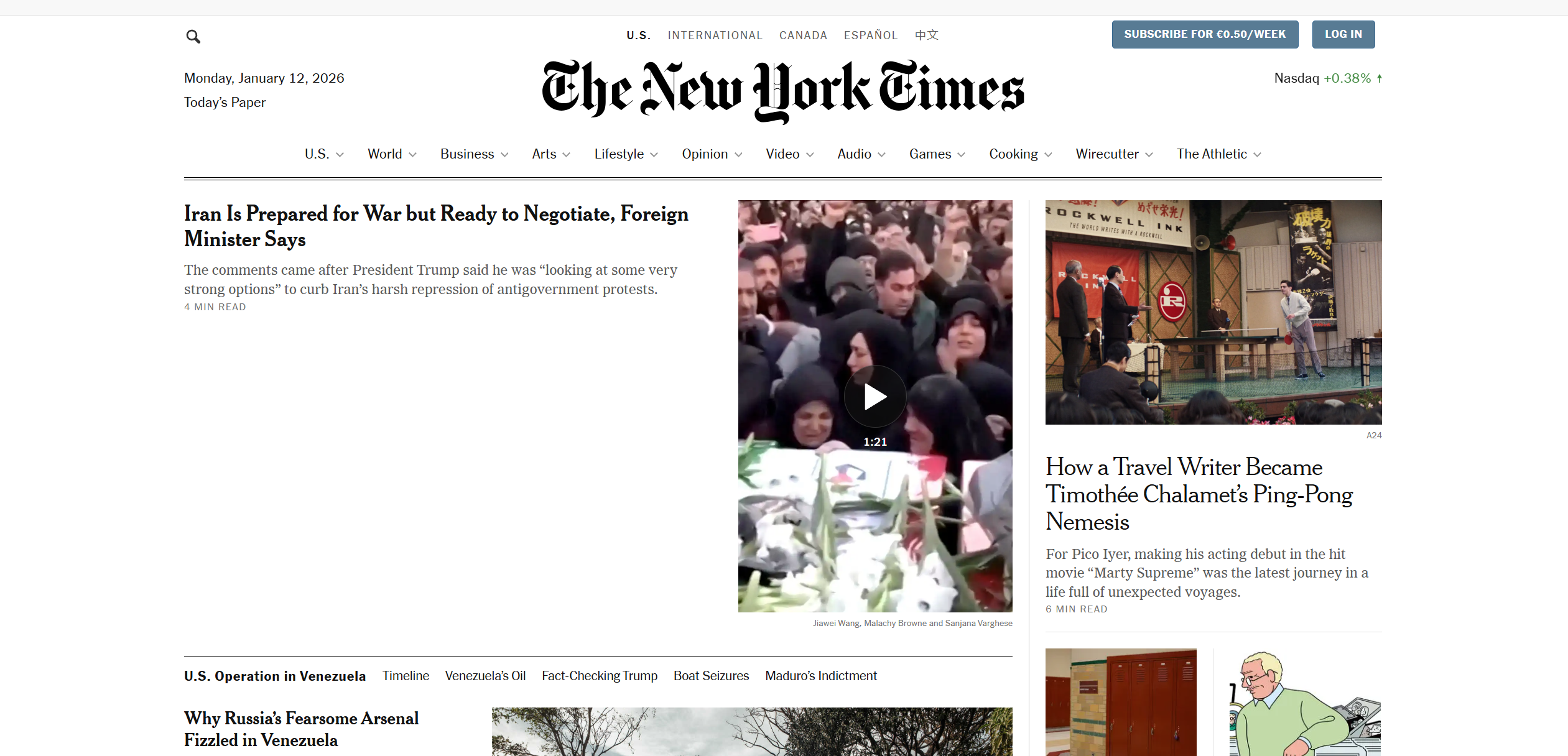 The New York Times Helpdesk Kontakter