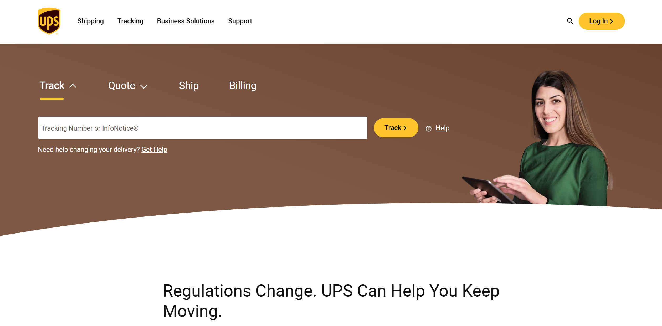 UPS Helpdesk-kontakter