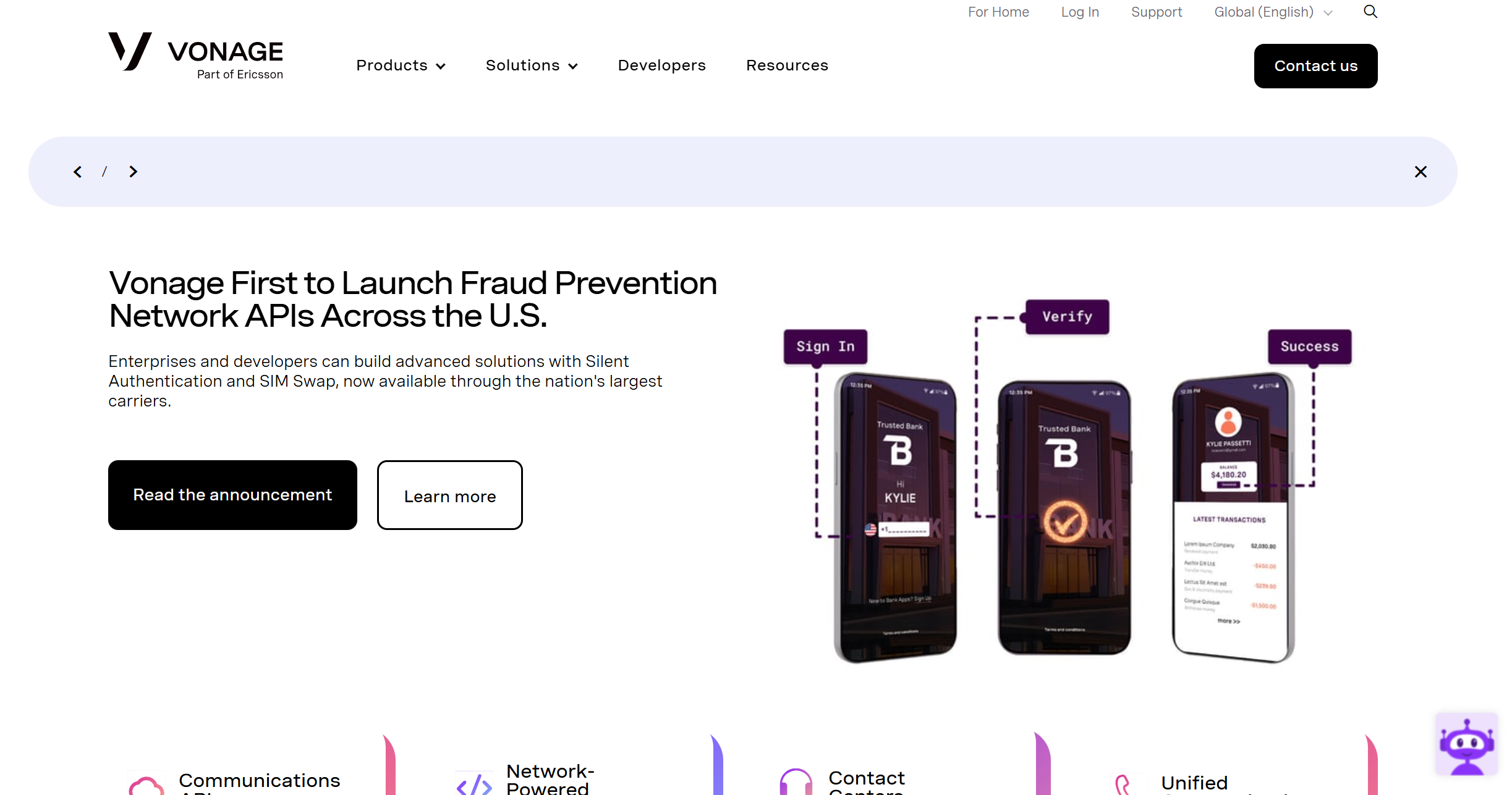 Vonage Help Desk-kontakter
