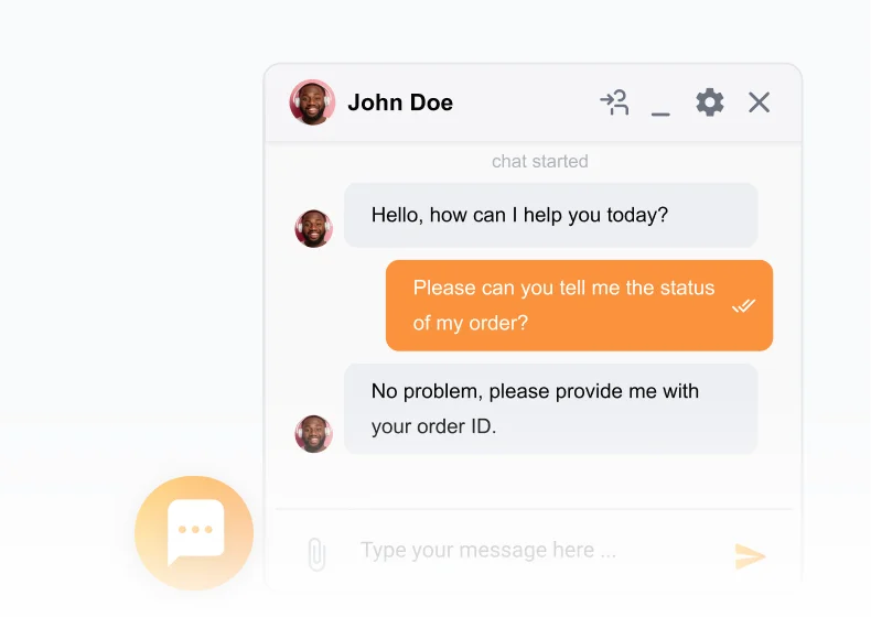 LiveAgent snabbaste livechatt-widget för försäljning och support