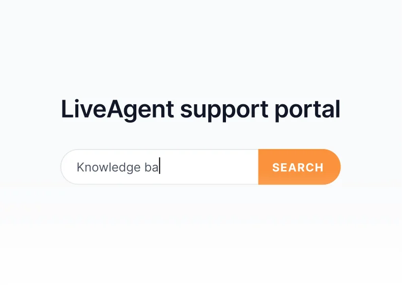 LiveAgent kunskapsbas med artiklar, guider och FAQ-portal