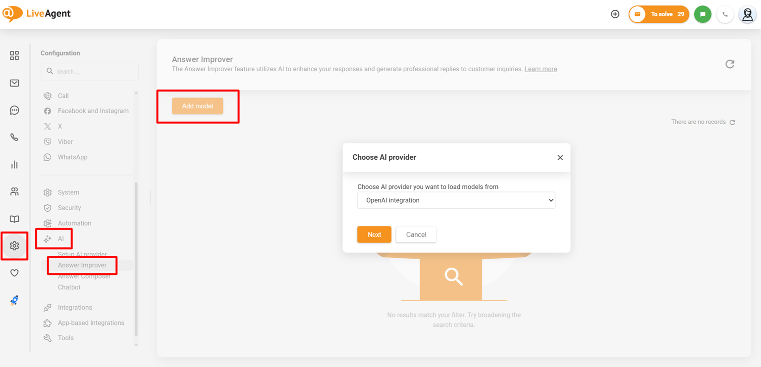 AI Svarförbättrare vs OpenAI som leverantörsintegration