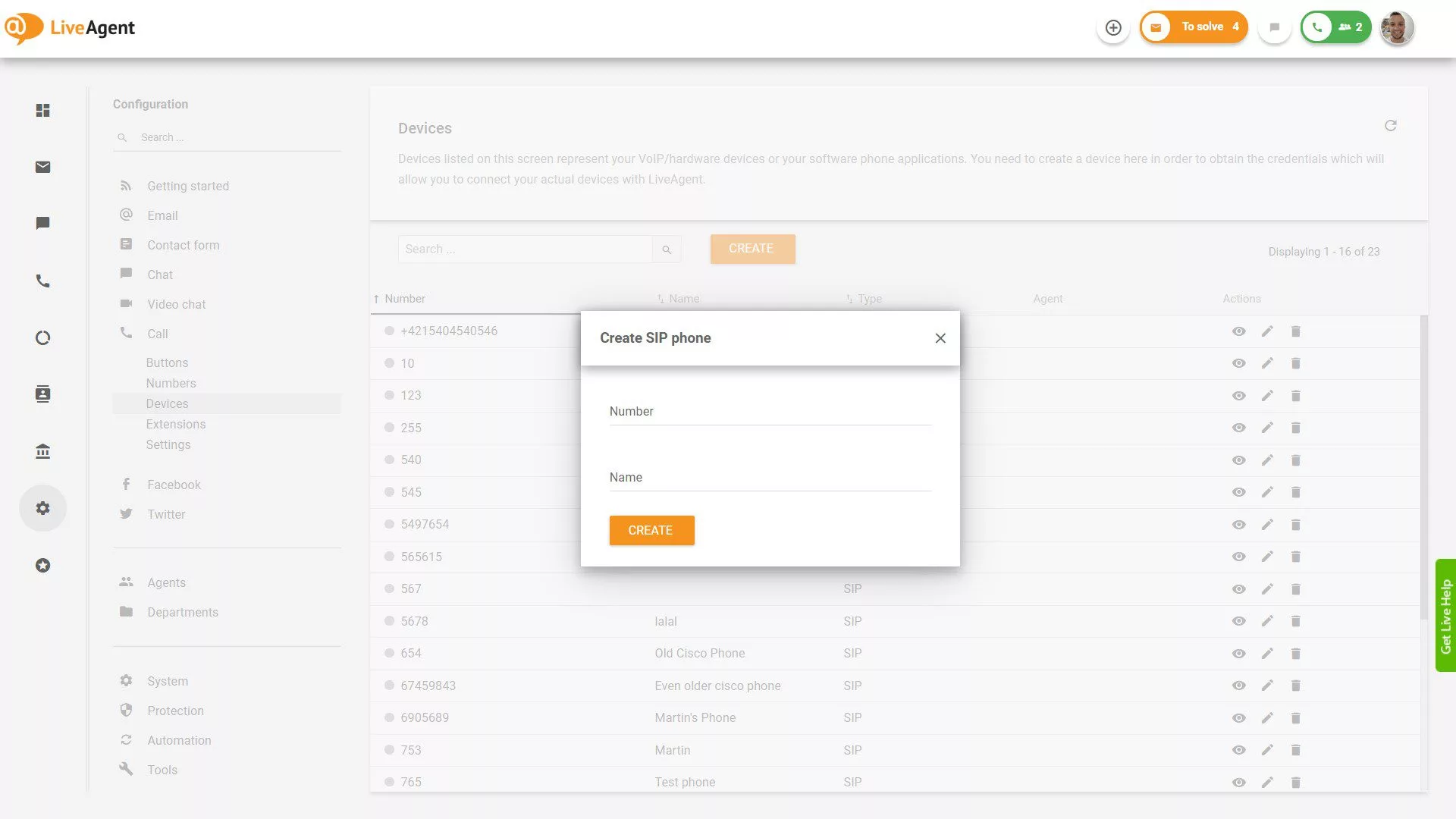 Softphone-enheter och applikationer