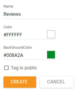Ändra taggegenskaper i LiveAgent