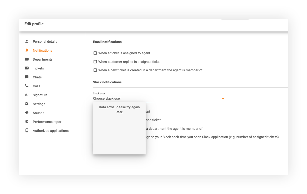 Slack-aviseringar i LiveAgent