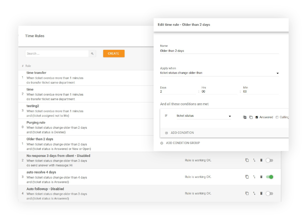 Visualisering av tidsregler