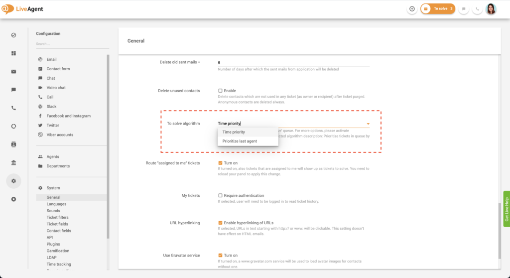 To Solve prioritetsinställningar