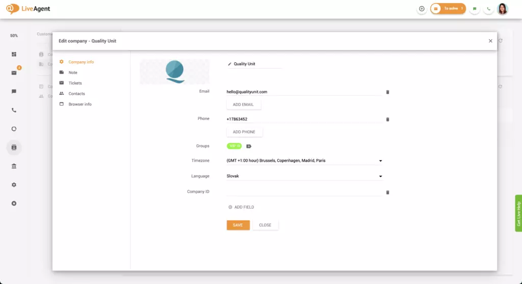 Företagsinformation