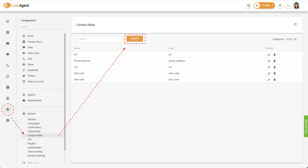 Skapa unikt kontaktfält