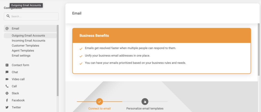 E-postintegration med LiveAgent