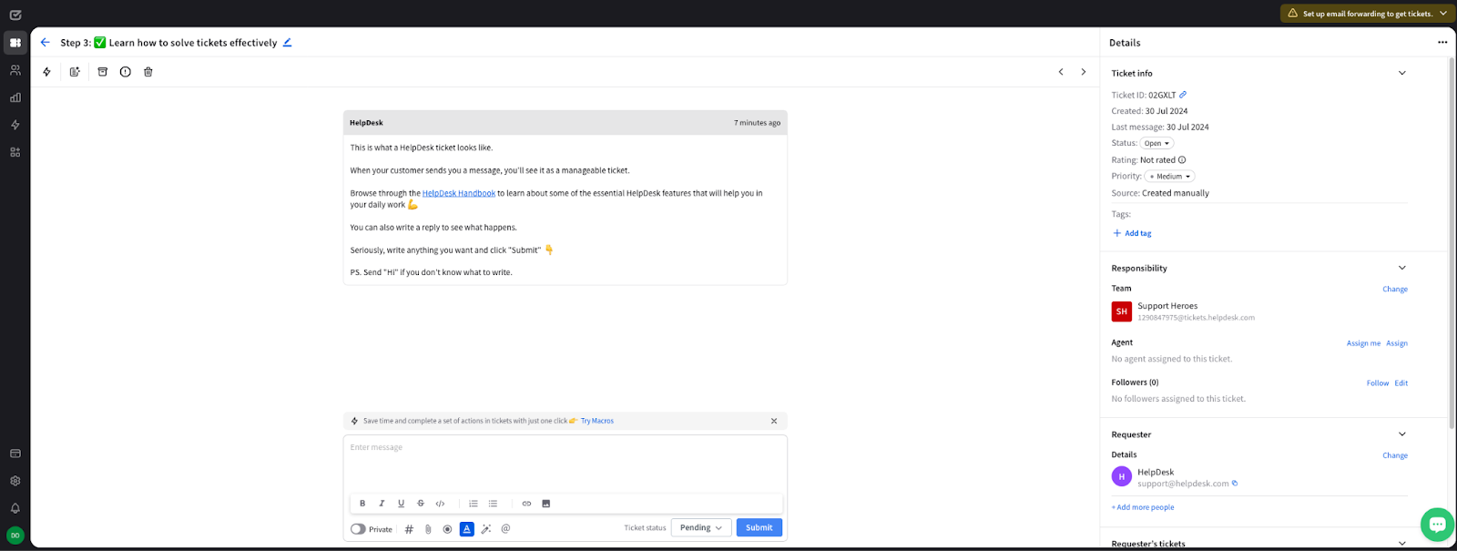 HelpDesk kundserviceprogramvara