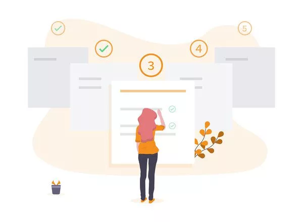 Vägleda kunder genom shopping