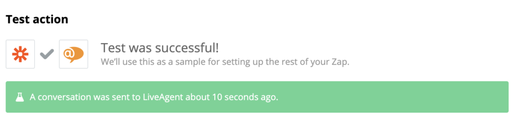 Ett lyckat test av en PayPal och LiveAgent-integration