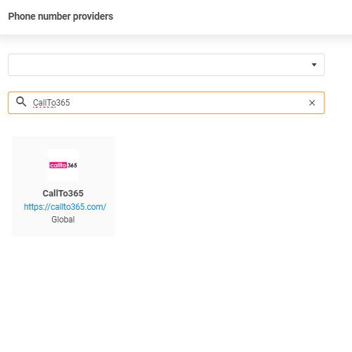 Val av CallTo365-leverantör