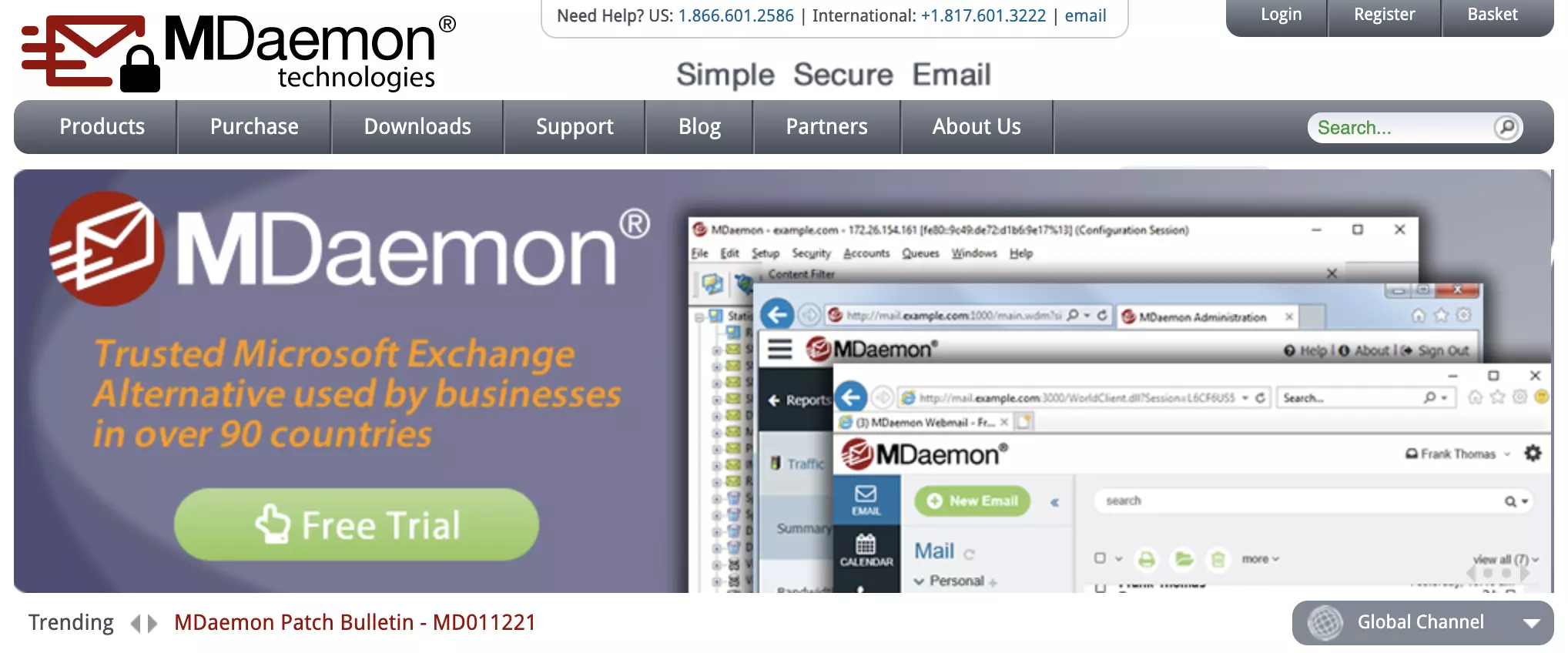 MDaemon startsida