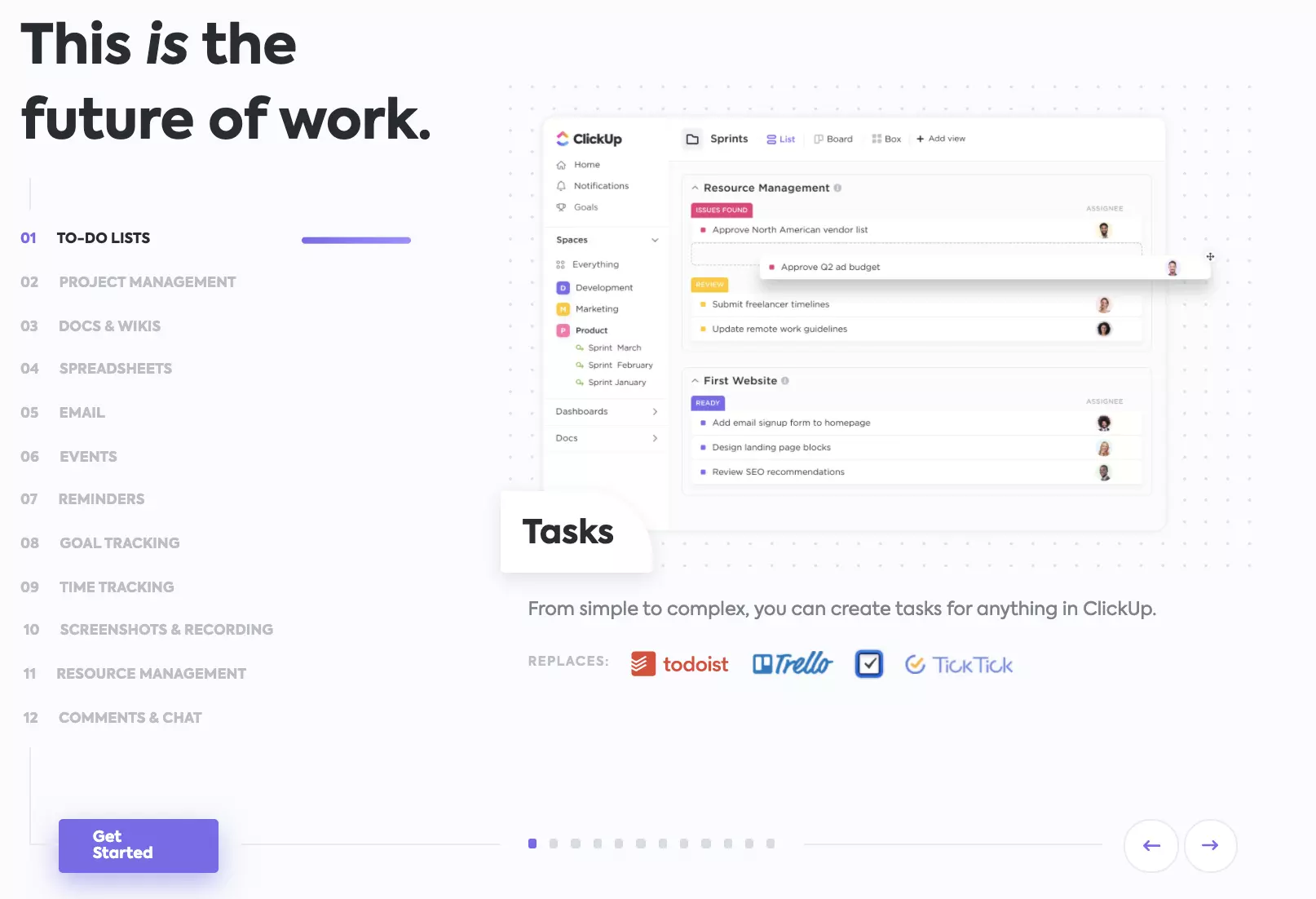 API-generator i ClickUp
